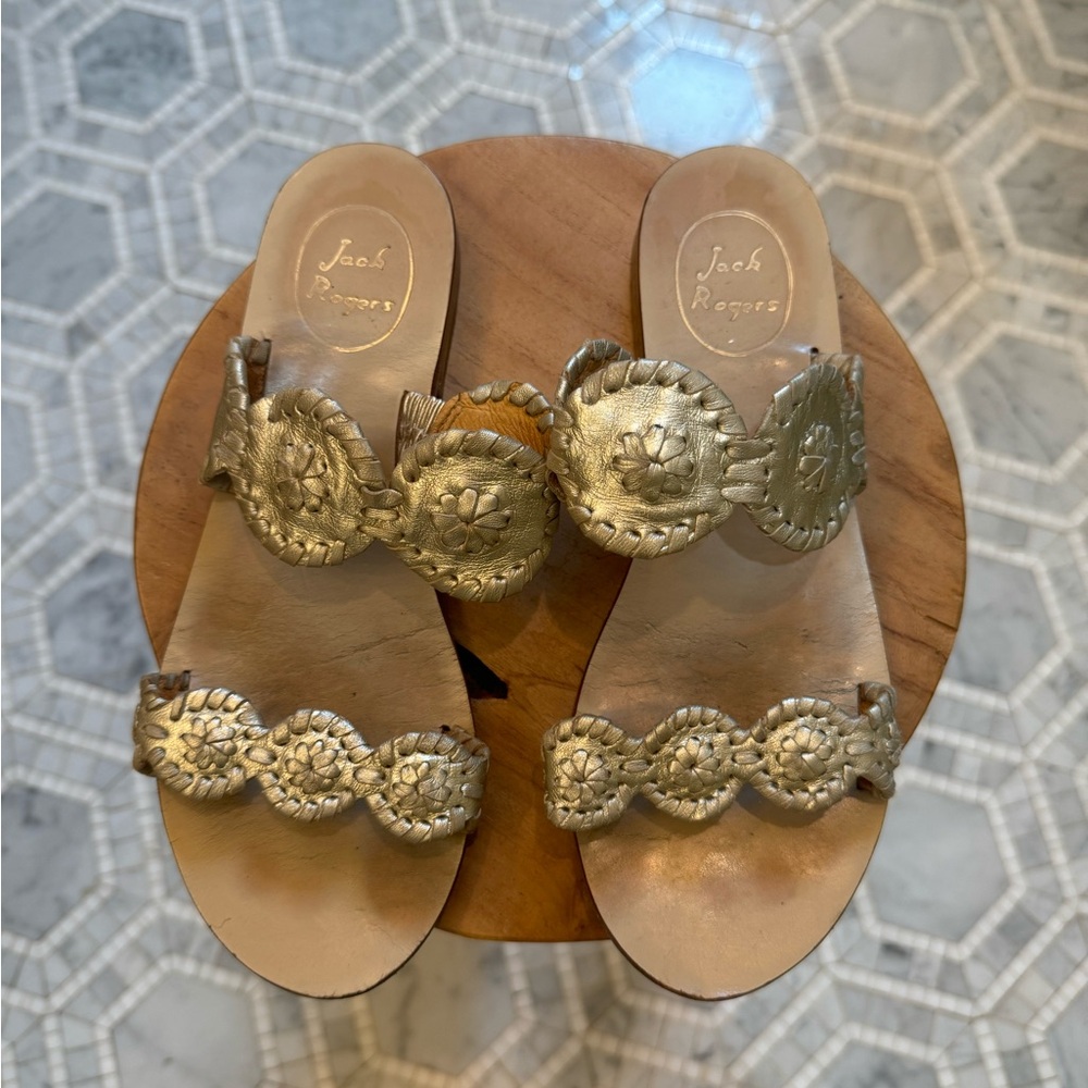 Jack Rodger’s - Lauren II Gold sandals